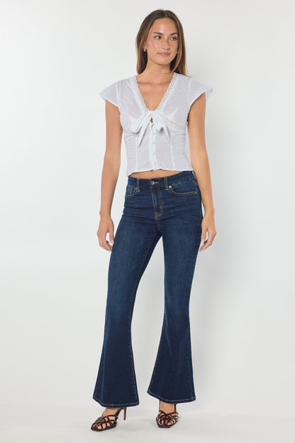 High Rise Flare Jeans
