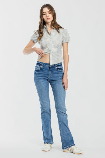 High Rise Bootcut Jeans