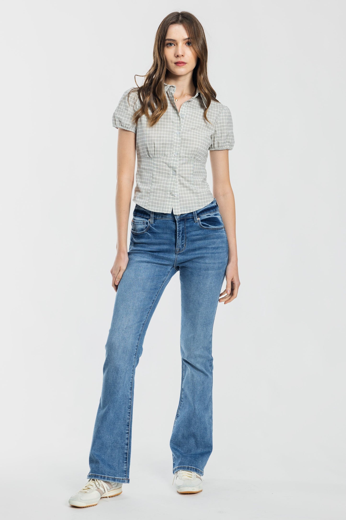 High Rise Bootcut Jeans