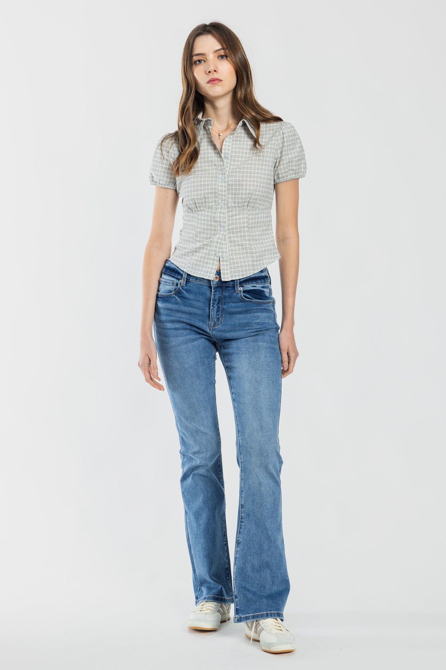 High Rise Bootcut Jeans
