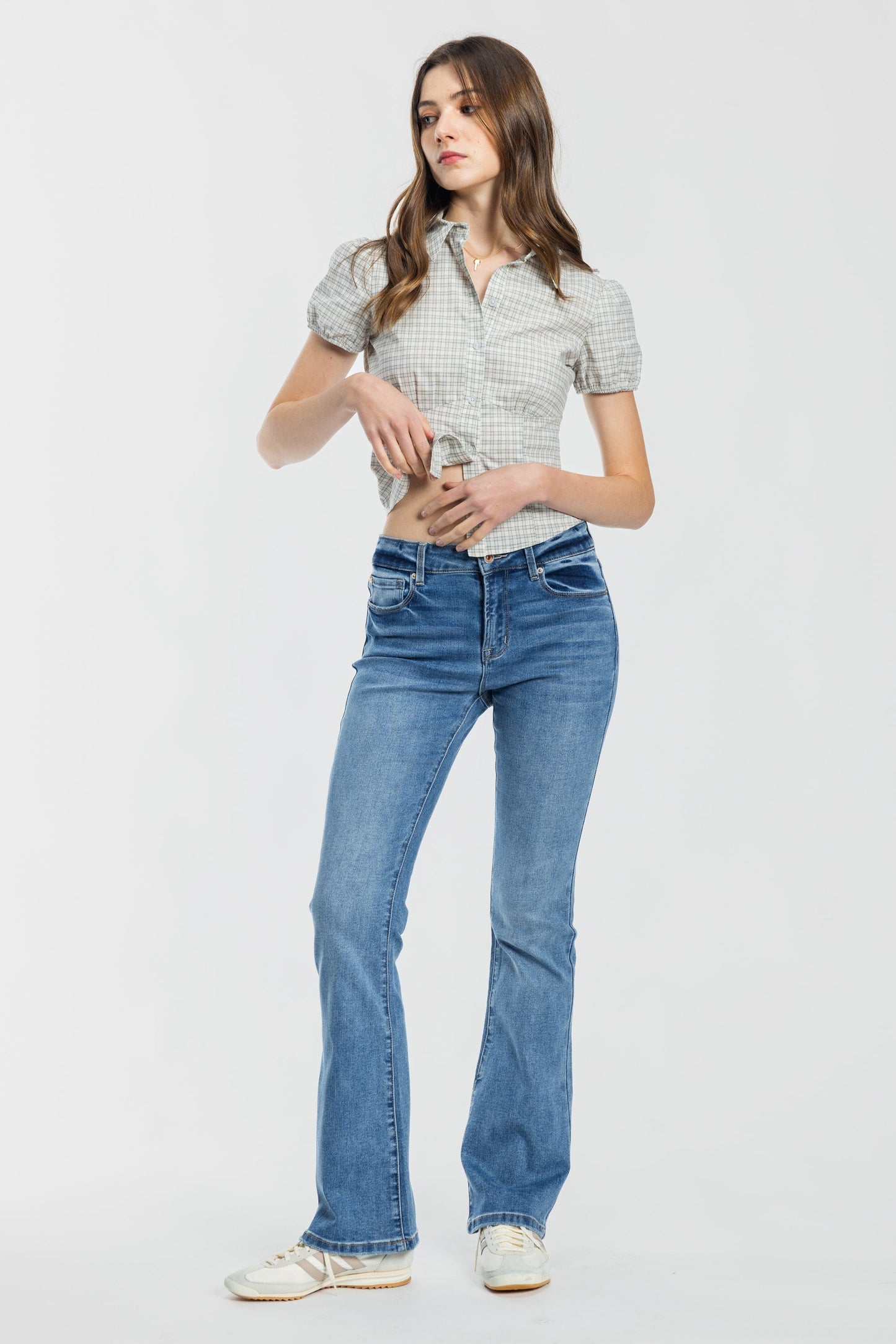 High Rise Bootcut Jeans