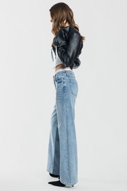 High Rise Wide Leg Jeans