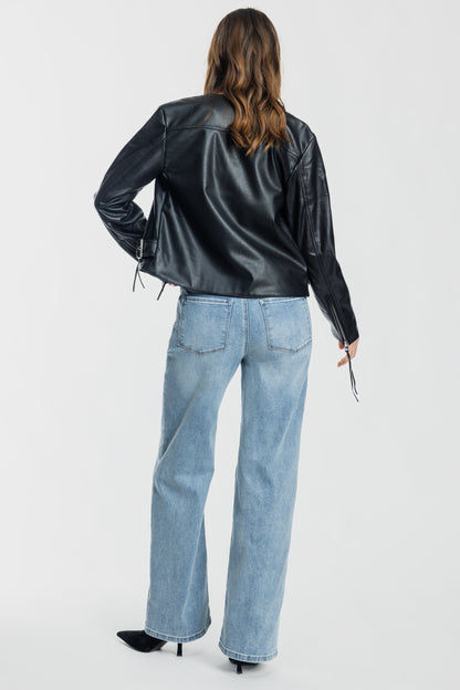 High Rise Wide Leg Jeans