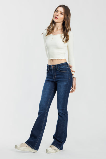 High Rise Bootcut Jeans