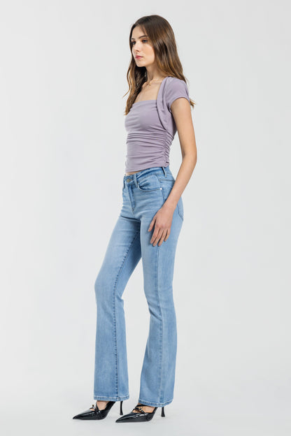 High Rise Bootcut Jeans