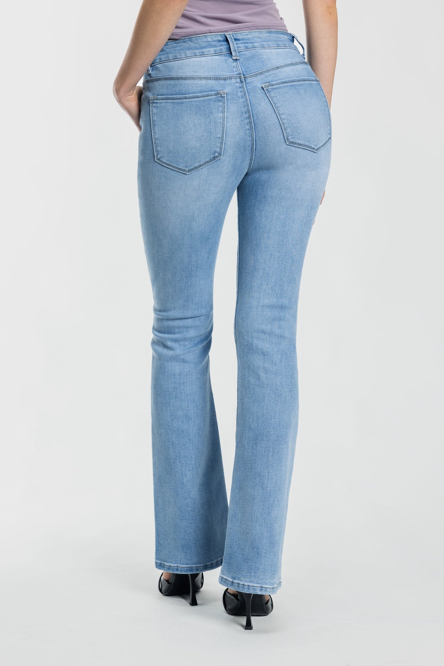 High Rise Bootcut Jeans