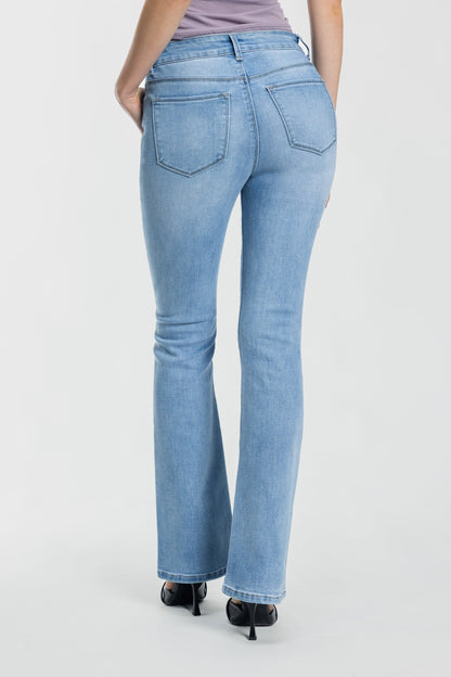 High Rise Bootcut Jeans