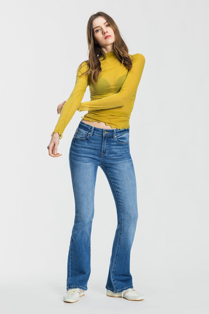 High Rise Bootcut Jeans