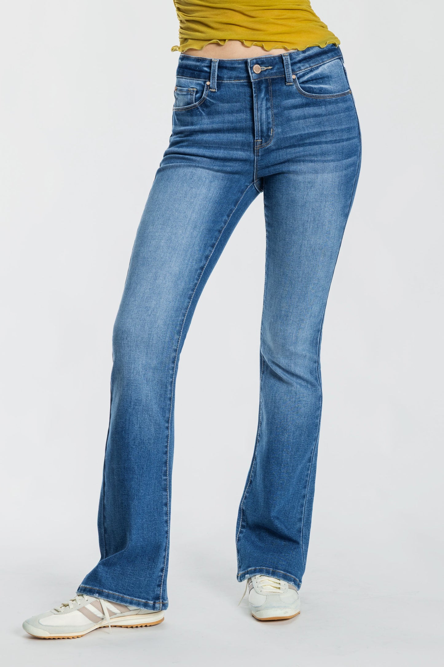 High Rise Bootcut Jeans