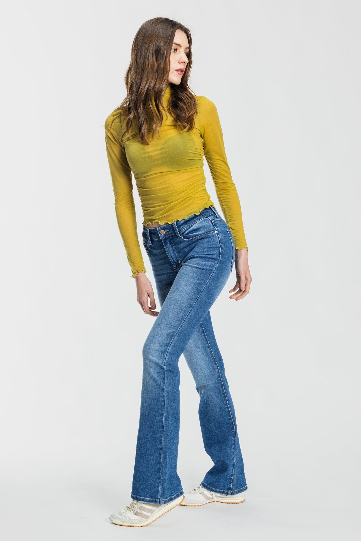 High Rise Bootcut Jeans