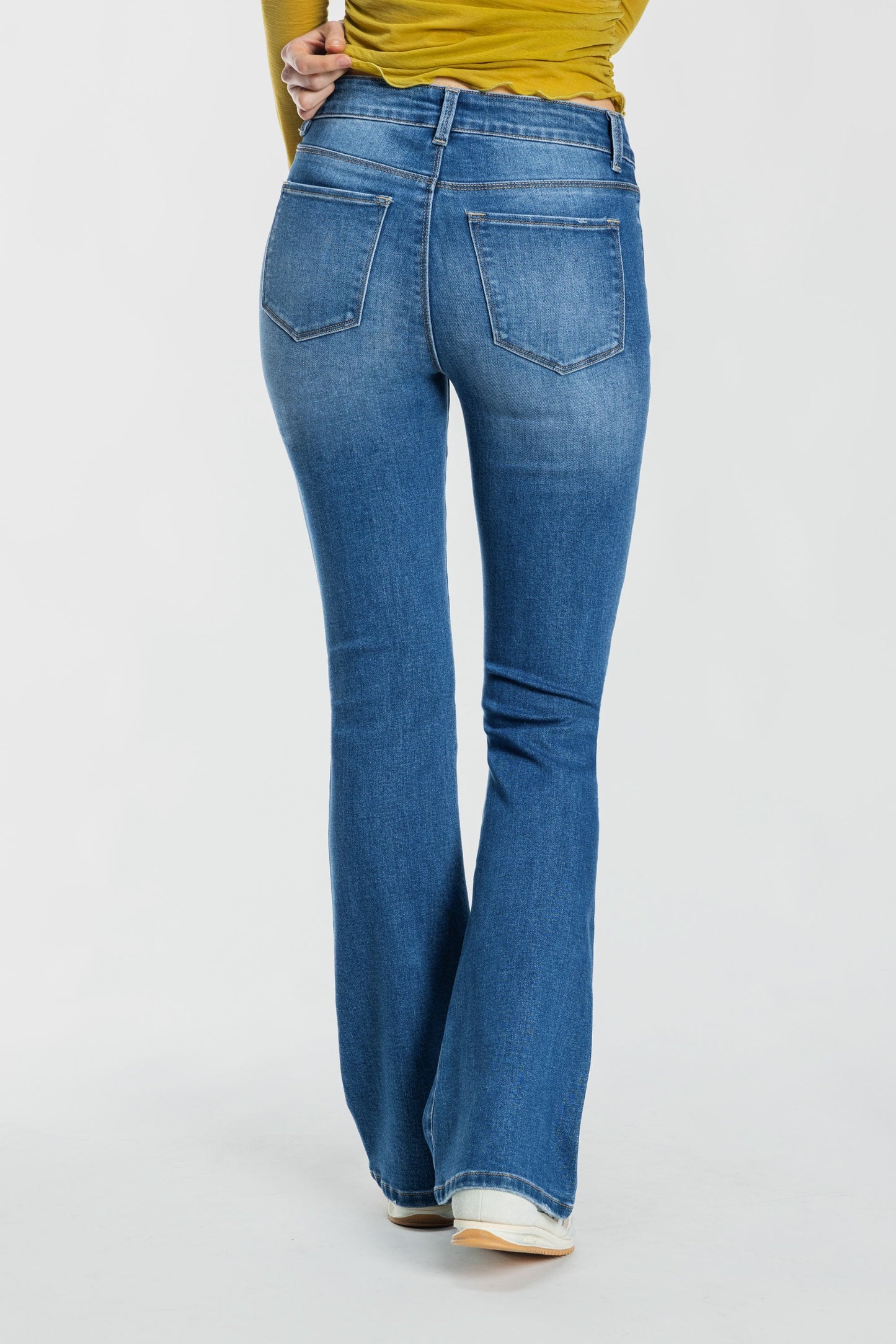 High Rise Bootcut Jeans