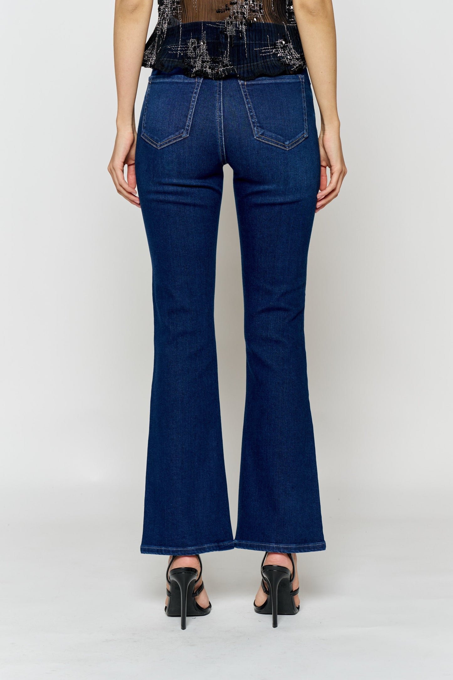High Rise Slim Bootcut Jeans