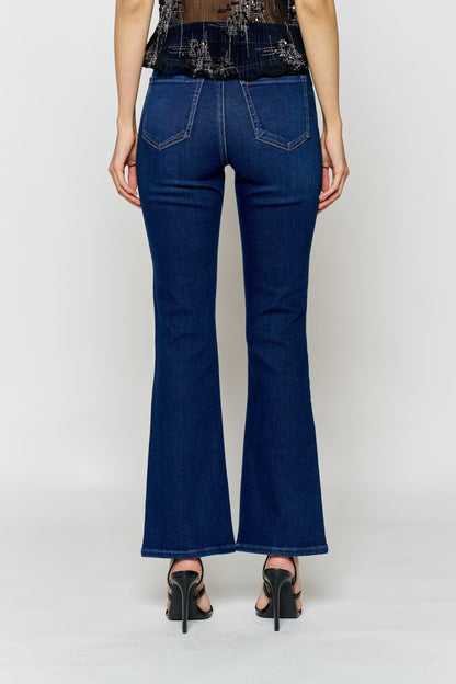 High Rise Slim Bootcut Jeans