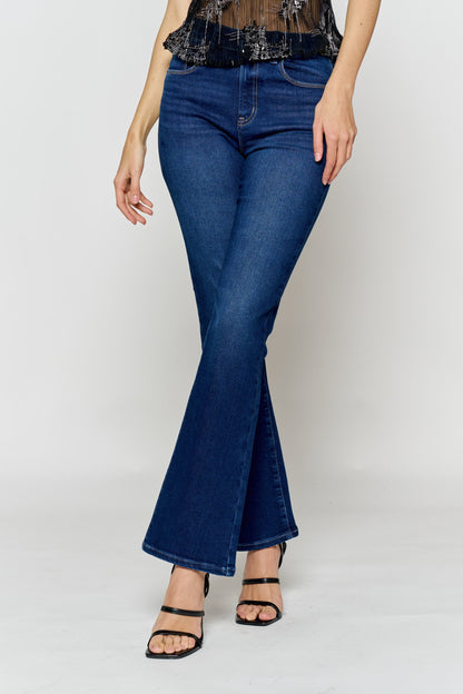 High Rise Slim Bootcut Jeans