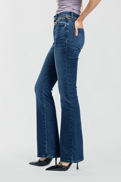 High Rise Bootcut Jeans