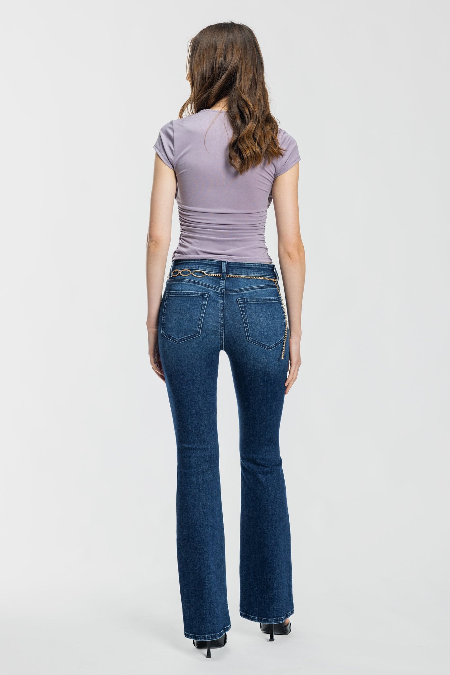 High Rise Bootcut Jeans