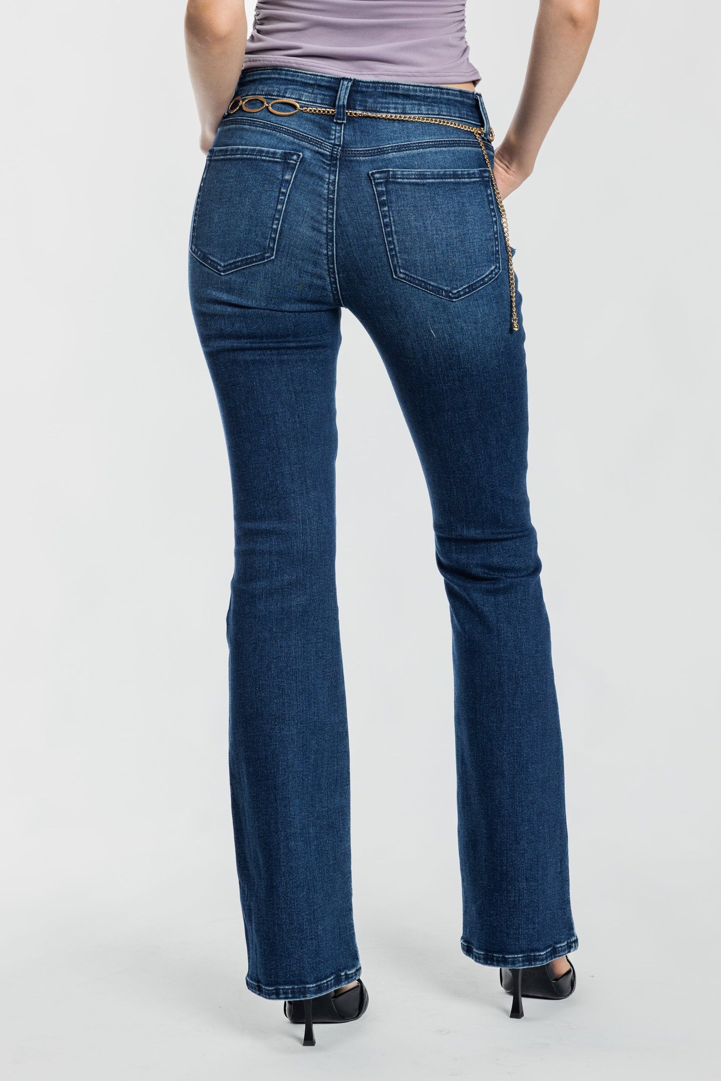 High Rise Bootcut Jeans