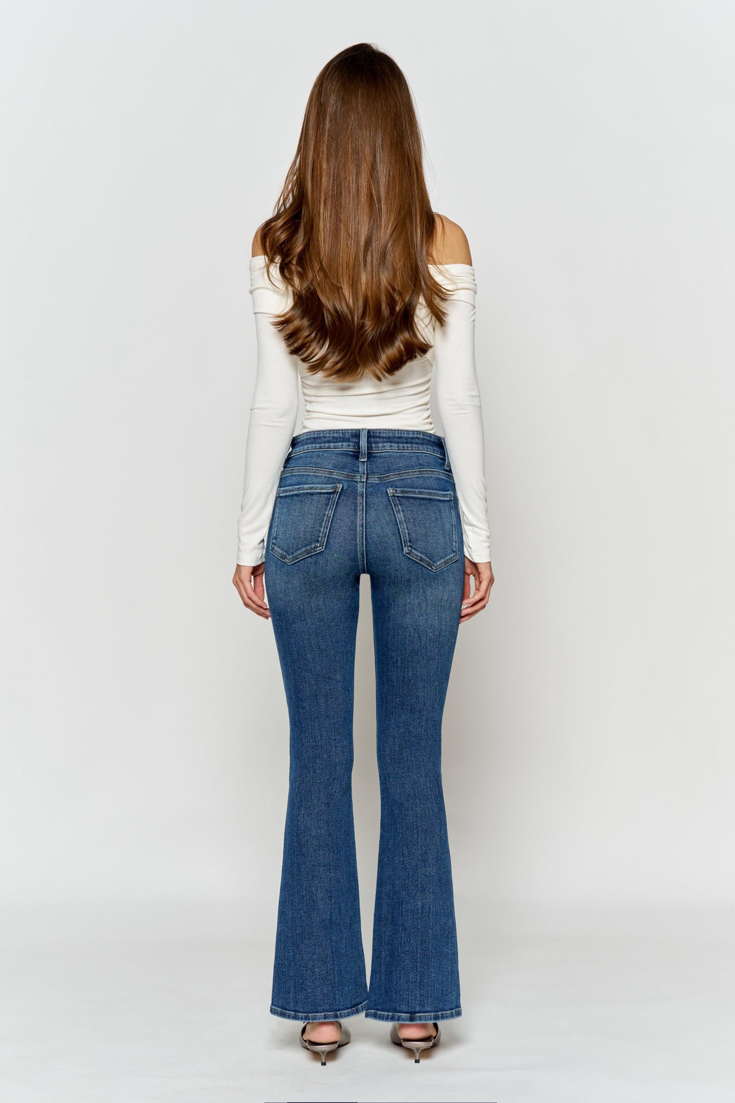 High Rise Bootcut Jeans