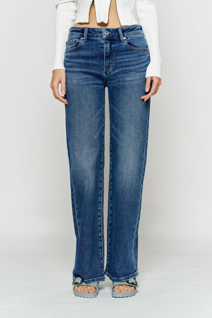High Rise Wide Leg Jeans