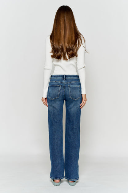 High Rise Wide Leg Jeans