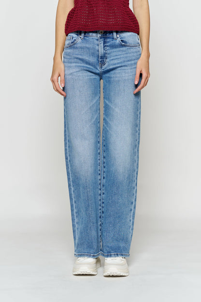 High Rise Wide Leg Jeans