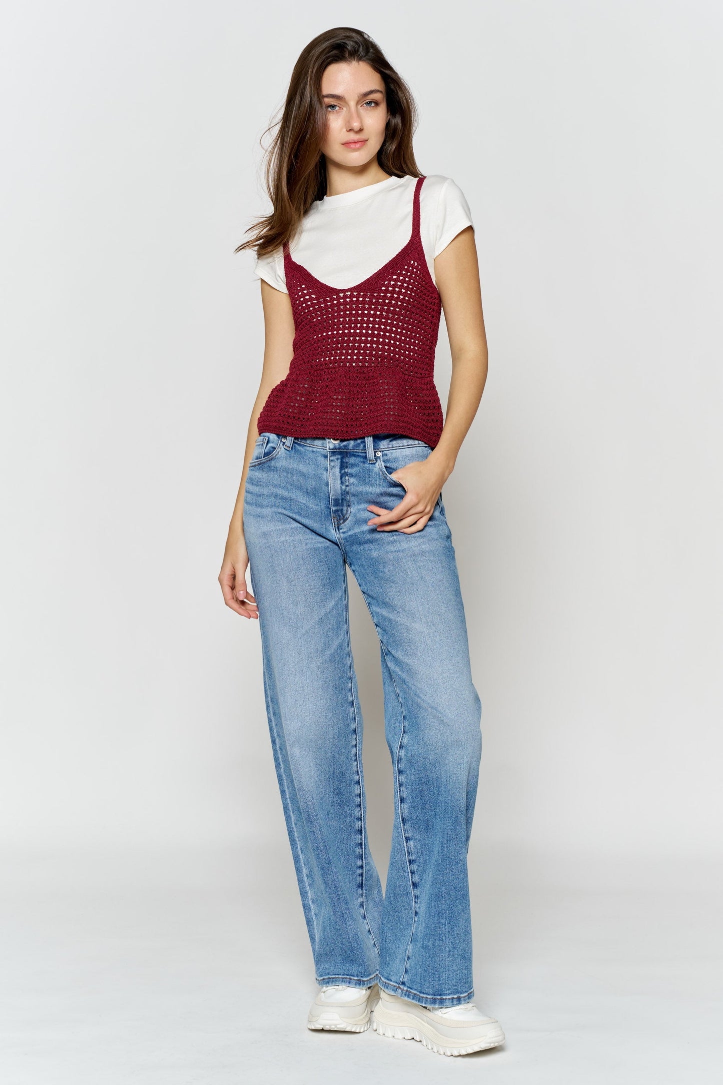 High Rise Wide Leg Jeans