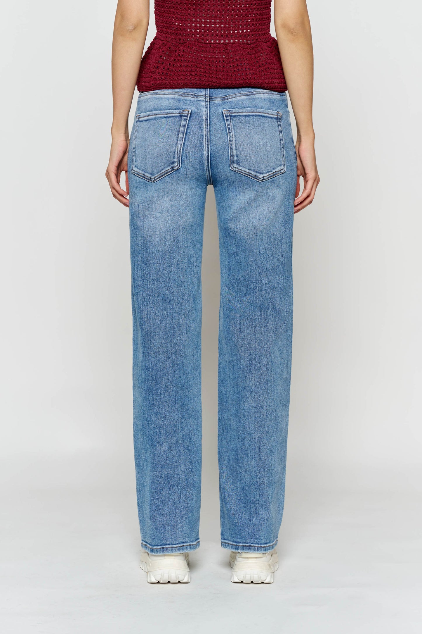 High Rise Wide Leg Jeans