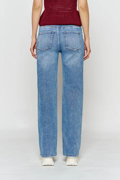 High Rise Wide Leg Jeans