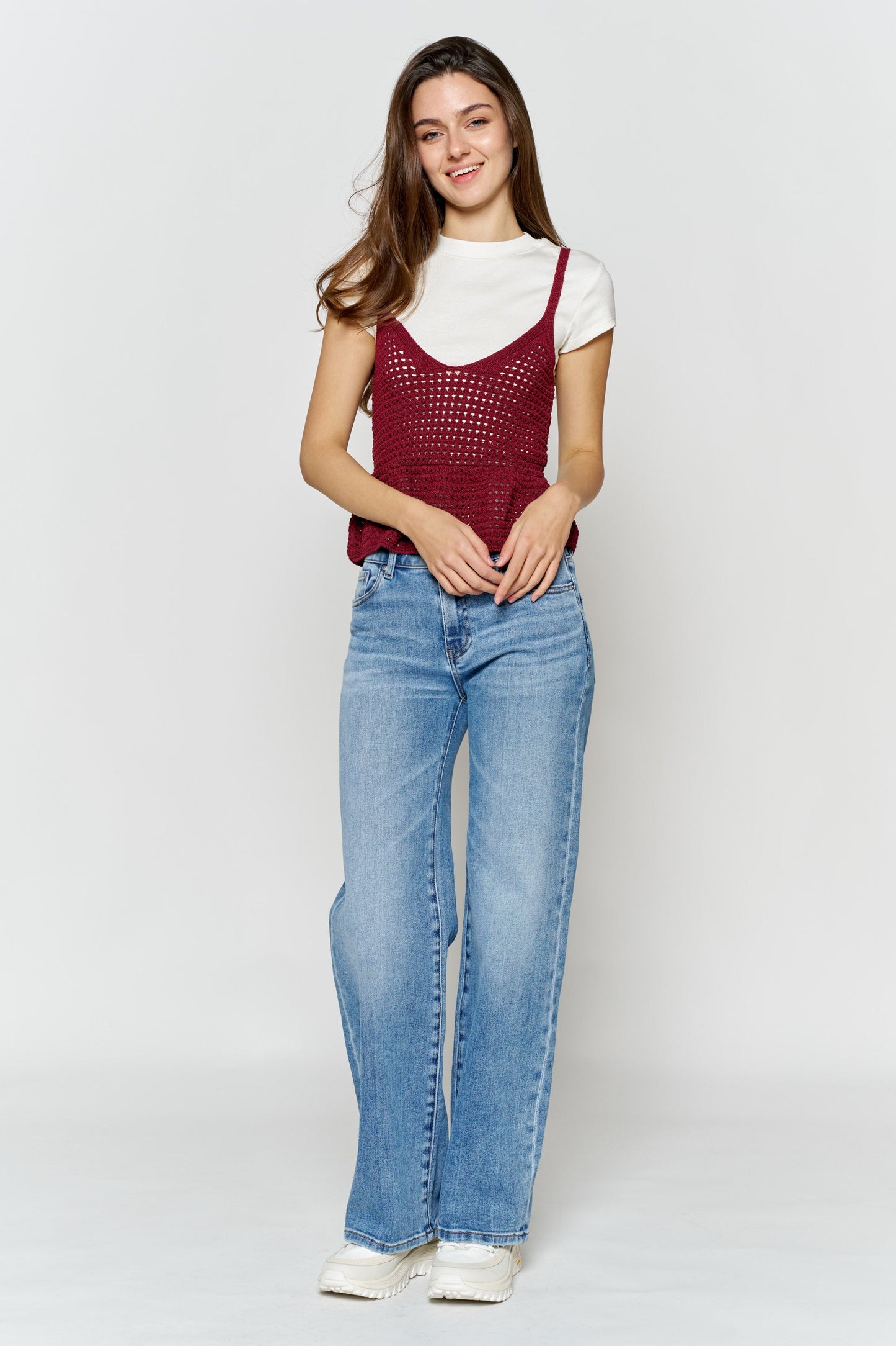 High Rise Wide Leg Jeans