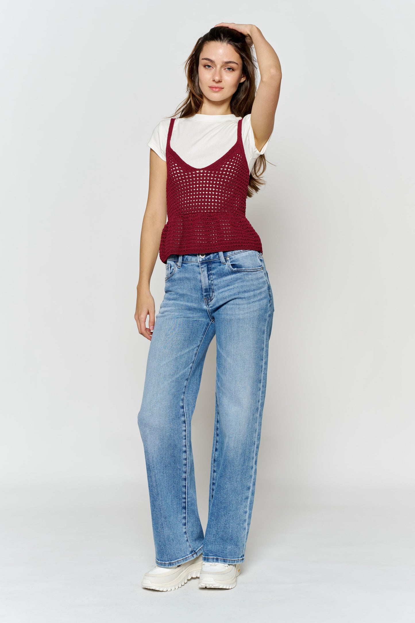 High Rise Wide Leg Jeans