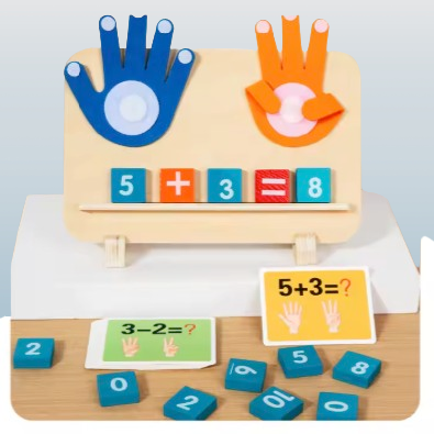 Wooden Finger Arithmetic Educational Math Toy