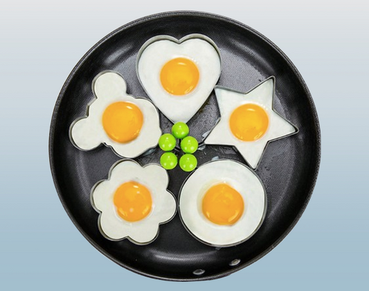 Stainless Steel Egg Ring Mold – Fun Shape Cooking Ring for Eggs & Pancakes