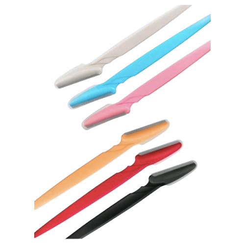 Eyebrow Trimmer and Facial Hair Shaver – Precision Blade with Protective Cover, 5-Pack