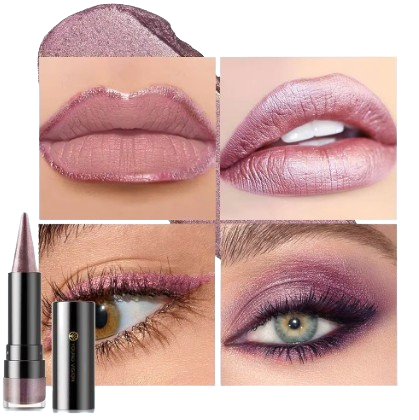Young Vision 4-in-1 Metallic Shimmer Stick – Eyeliner, Lip Liner, Lipstick & Eye Shadow