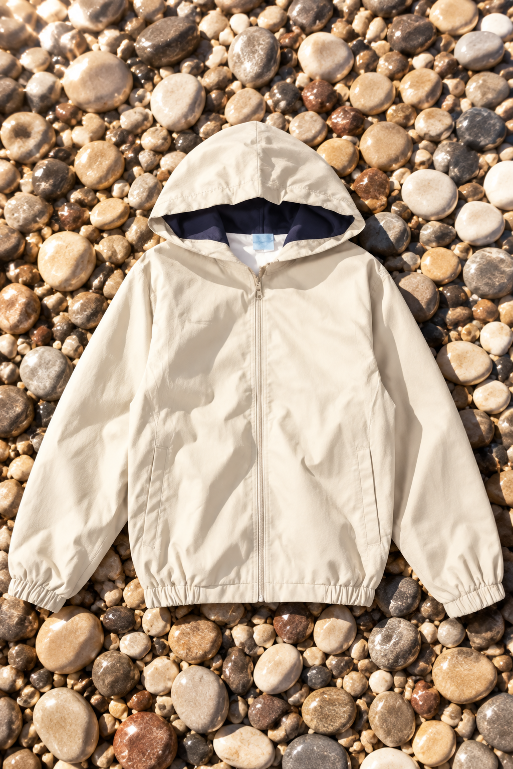 Unik Boys Waterproof Hooded Jacket – Lightweight Zip Front (Sizes S–XL)