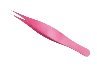 Precision Stainless Steel Eyebrow & Eyelash Tweezers