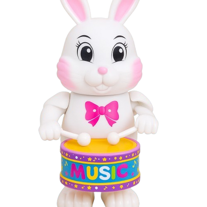 Wind-Up Drummer Animal Toy Set – 5-Pack (Bunny, Elephant, Puppy)