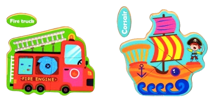 Safe Haven & CO Wooden Toddler Jigsaw Puzzle Set – 2 Pack Learning Puzzles (12–24 Months)