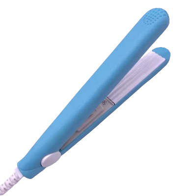 Mini Ceramic Hair Straightener & Curler – Compact Styling Iron (Non-US Plug)