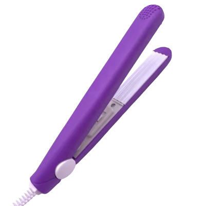 Mini Ceramic Hair Straightener & Curler – Compact Styling Iron (Non-US Plug)