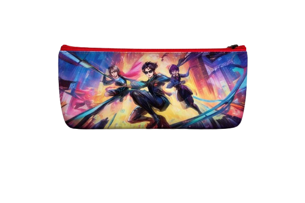 Kpop Demon Hunters Huntrix Graphic Print Pencil Case