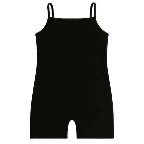 SHEIN Girls' Summer Camisole Jumpsuit Romper