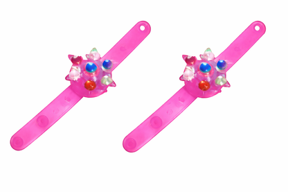 LED Light-Up Fidget Spinner Bracelets – 2-Pack