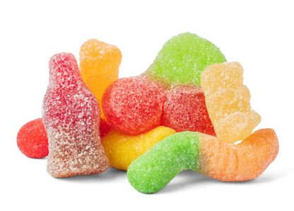 Gummy Rush Sour Party Mix Gummy Candy, 3.17 oz Bags, 2-Pack