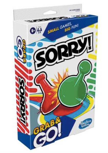Sorry! Grab & Go Travel Game