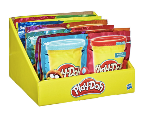 Play-Doh Grab & Go Compound Bags – 2-Pack Assorted Colors (5 oz)