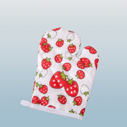 Heat-Resistant Cotton Oven Mittenss