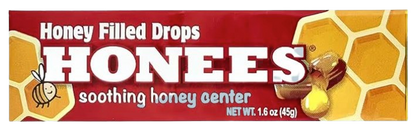 Honees Original Honey Drops Candy – Honey Filled Throat Lozenges (2-Pack)