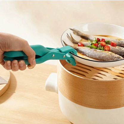 Household Anti-Scalding Bowl & Dish Holder – Heat-Resistant Kitchen Tray and Steaming Pot Grip