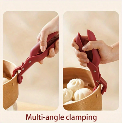 Household Anti-Scalding Bowl & Dish Holder – Heat-Resistant Kitchen Tray and Steaming Pot Grip